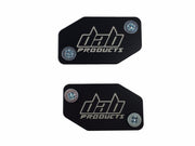 DAB PRODUCTS BRAKTEC PATTERN MASTER CYLINDER COVERS & SCREWS BLACK 1PR - Trials Bike Breakers UK