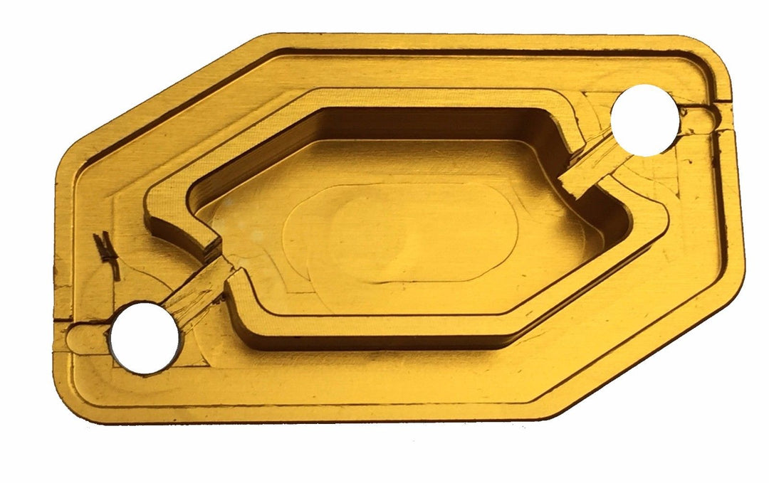 DAB PRODUCTS BRAKTEC PATTERN FRONT BRAKE MASTER CYLINDER COVER & SCREWS GOLD - Trials Bike Breakers UK