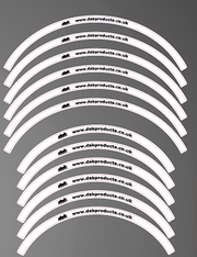 DAB PRODUCTS TRIALS RIM STICKER SET FOR GAS GAS TWC200 BETA VERTIGO TRS SHERCO - Trials Bike Breakers UK