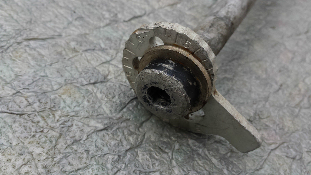 BETA TECHNO REAR WHEEL SPINDLE AXLE WITH SNAIL CAMS AND NUT - Trials Bike Breakers UK