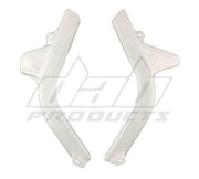 DAB PRODUCTS BETA REV50  REV80 EVO80 2004-2019 WHITE FRAME PROTECTORS COVERS - Trials Bike Breakers UK