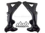 Load image into Gallery viewer, DAB PRODUCTS TRS ONE RR CARBON LOOK FRAME COVERS PROTECTORS 1PR - Trials Bike Breakers UK

