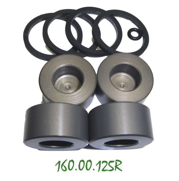 AJP & BRAKTEC 4 POT FRONT BRAKE CALIPER PISTON & SEAL REPAIR KIT - Trials Bike Breakers UK