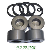 AJP & BRAKTEC 4 POT FRONT BRAKE CALIPER PISTON & SEAL REPAIR KIT - Trials Bike Breakers UK