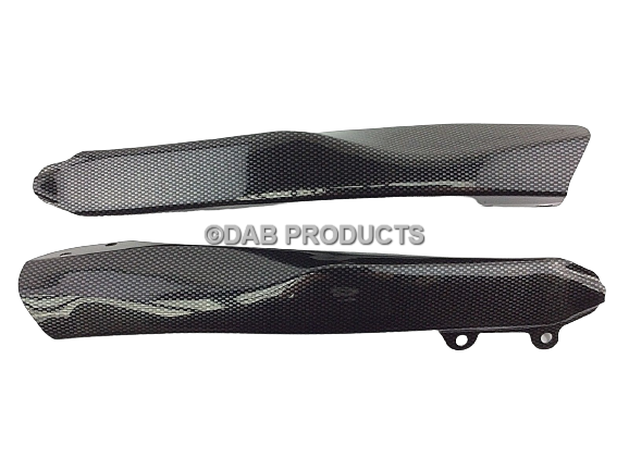 DAB PRODUCTS VERTIGO ICE HELL COMBAT REPLICA CARBON LOOK SWING ARM COVERS 1PR