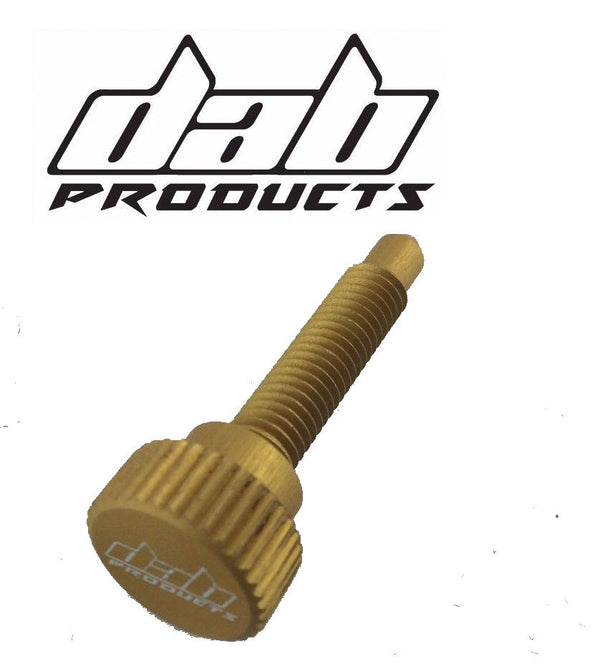 DAB PRODUCTS DELLORTO TRIALS  CARB IDLE TICKOVER ADJUSTMENT SCREW GOLD - Trials Bike Breakers UK