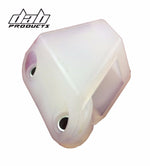 Load image into Gallery viewer, DAB PRODUCTS TRIALS ANGLED CHAIN TENSIONER PAD WITH SCREWS &amp; NUTS WHITE/CLEAR - Trials Bike Breakers UK
