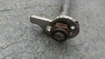 Load image into Gallery viewer, BETA TECHNO REAR WHEEL SPINDLE AXLE WITH SNAIL CAMS AND NUT - Trials Bike Breakers UK
