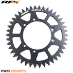 Load image into Gallery viewer, RFX PRO SERIES  6 BOLT REAR TRIALS SPROCKET 42 TEETH BLACK FITS GAS GAS &amp; SHERCO - Trials Bike Breakers UK
