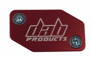 DAB PRODUCTS BRAKTEC PATTERN CLUTCH MASTER CYLINDER COVER & SCREWS RED - Trials Bike Breakers UK