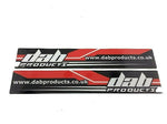 Load image into Gallery viewer, DAB PRODUCTS TRIALS UNIVERSAL LOWER FORK  STICKERS 1PR GAS GAS BETA 4RT TWC200 - Trials Bike Breakers UK

