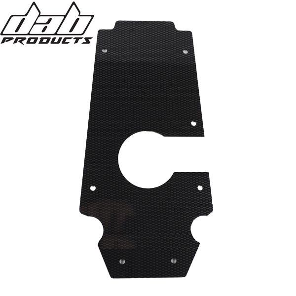 DAB PRODUCTS SHERCO TRIALS CARBON LOOK ENGINE SPLASH GUARD 2010-2015 MODELS - Trials Bike Breakers UK