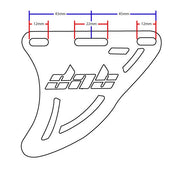 DAB PRODUCTS BETA TRIALS  ADJUSTABLE ALLOY  REAR SPROCKET PROTECTOR GUARD - Trials Bike Breakers UK