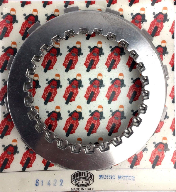 FANTIC 300 301 303 305 307 K-ROO SURFLEX CLUTCH PLATE SET FIBRES & STEELS S1422 - Trials Bike Breakers UK