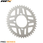 Load image into Gallery viewer, RFX PRO SERIES  4 BOLT REAR TRIALS SPROCKET 43 TEETH SILVER - Trials Bike Breakers UK
