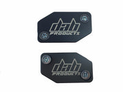 DAB PRODUCTS BRAKTEC PATTERN MASTER CYLINDER COVERS & SCREWS GREY 1PR - Trials Bike Breakers UK