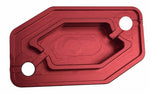 Load image into Gallery viewer, DAB PRODUCTS BRAKTEC PATTERN FRONT BRAKE MASTER CYLINDER COVER &amp; SCREWS RED - Trials Bike Breakers UK
