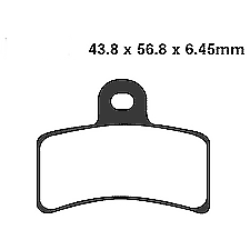 DAB PRODUCTS PERFORMANCE GAS GAS TXT FRONT & REAR BRAKE PADS FOR HEBO CALIPERS - Trials Bike Breakers UK