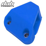 Load image into Gallery viewer, DAB PRODUCTS TRIALS ANGLED CHAIN TENSIONER PAD WITH SCREWS &amp; NUTS      BLUE - Trials Bike Breakers UK
