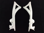Load image into Gallery viewer, DAB PRODUCTS GAS GAS TXT PRO WHITE PLASTIC FRAME COVERS PROTECTORS 2011-2018 - Trials Bike Breakers UK
