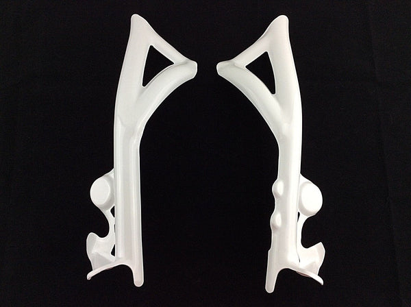 DAB PRODUCTS GAS GAS TXT PRO WHITE PLASTIC FRAME COVERS PROTECTORS 2011-2018 - Trials Bike Breakers UK