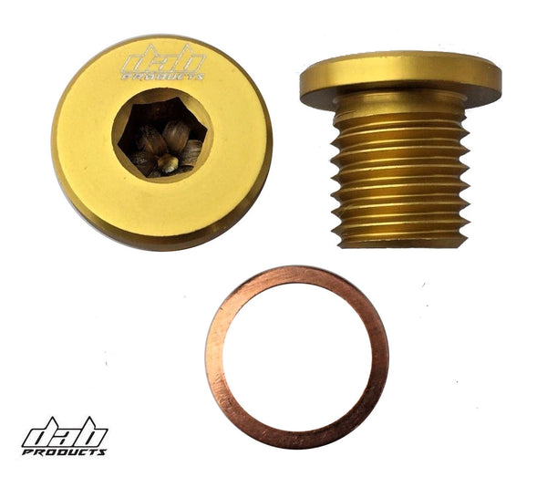 DAB PRODUCTS ENGINE/GEARBOX OIL FILLER PLUG SCREW GOLD GAS GAS SHERCO SCORPA TRS - Trials Bike Breakers UK