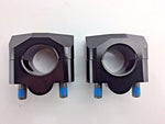 Load image into Gallery viewer, DAB PRODUCTS 7/8&quot; TO FATBAR HANDLEBAR CONVERSION SET BLACK FOR BETA MONTESA ETC - Trials Bike Breakers UK
