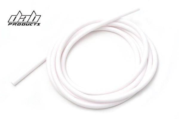 DAB PRODUCTS UNIVERSAL SILICONE HOSE 5MM BORE X 3MTR  WHITE - Trials Bike Breakers UK