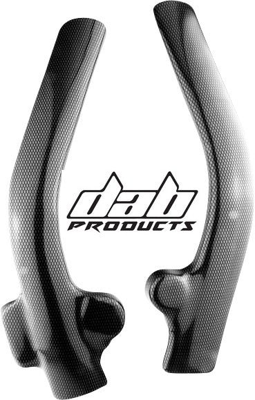 DAB PRODUCTS GAS GAS TXT PRO CARBON LOOK FRAME COVERS PROTECTORS 2002-2008 - Trials Bike Breakers UK