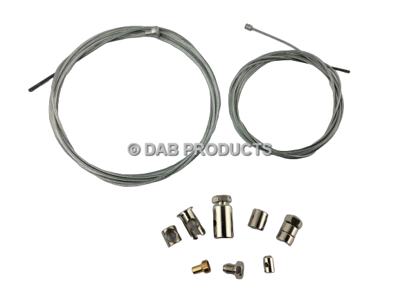 DAB PRODUCTS UNIVERSAL CLUTCH BRAKE & THROTTLE CABLE REPAIR KIT FANTIC BSA - Trials Bike Breakers UK
