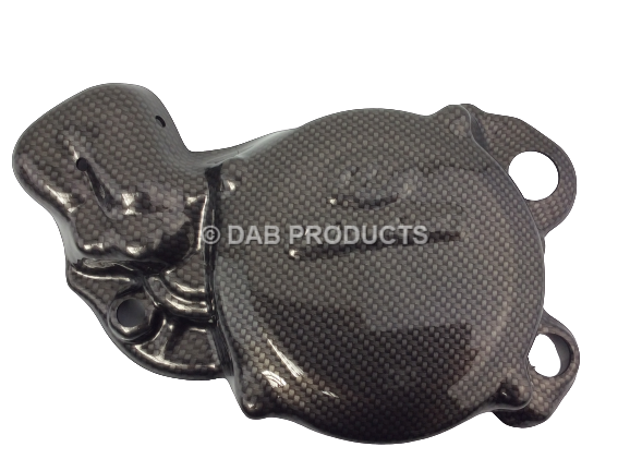 DAB PRODUCTS BETA REV3 & EVO CARBON WEAVE CLUTCH / WATERPUMP COVER 2000-2014