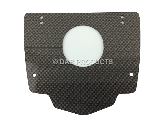 DAB PRODUCTS TRS ONE RR GOLD CARBON WEAVE LOOK ENGINE SPLASH GUARD