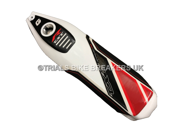 N.O.S 2002>2010 GAS GAS PRO PETROL FUEL TANK WHITE RAGA
