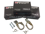 Load image into Gallery viewer, RAPTOR TITANIUM TRIALS FOOTRESTS FOOTPEGS GAS GAS 4RT BETA TRS SHERCO MONTESA
