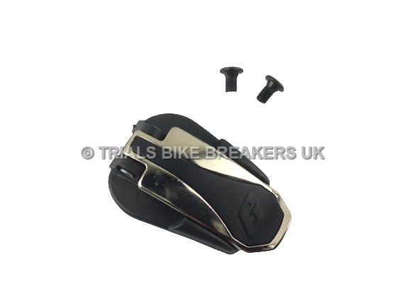 GAERNE TRIALS MOTX ENDURO REPLACEMENT BOOT BUCKLE BLACK WITH SCREWS