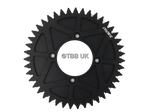 Load image into Gallery viewer, 4 BOLT REAR FIM STYLE TRIALS SPROCKET 43T TEETH BLACK
