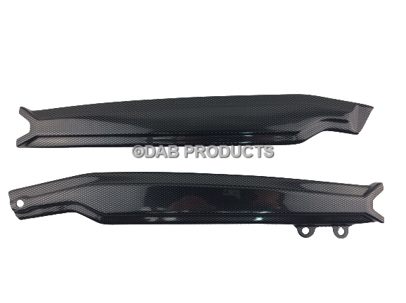 DAB PRODUCTS TRS ONE RR GOLD SWING ARM COVERS CARBON LOOK