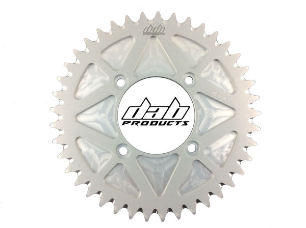 DAB PRODUCTS 4 BOLT REAR FIM STYLE TRIALS SPROCKET 41T TEETH SILVER SCORPA BETA - Trials Bike Breakers UK