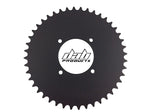 Load image into Gallery viewer, DAB PRODUCTS 4 BOLT REAR FIM STYLE TRIALS SPROCKET 43T TEETH BLACK MONTESA TRS - Trials Bike Breakers UK

