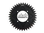 Load image into Gallery viewer, DAB PRODUCTS 4 BOLT REAR FIM STYLE TRIALS SPROCKET 38T TEETH BLACK TRS VERTIGO - Trials Bike Breakers UK
