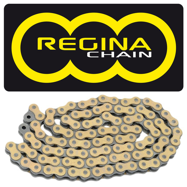 REGINA  428 HEAVY DUTY GOLD TRIALS CHAIN 134 LINK - Trials Bike Breakers UK