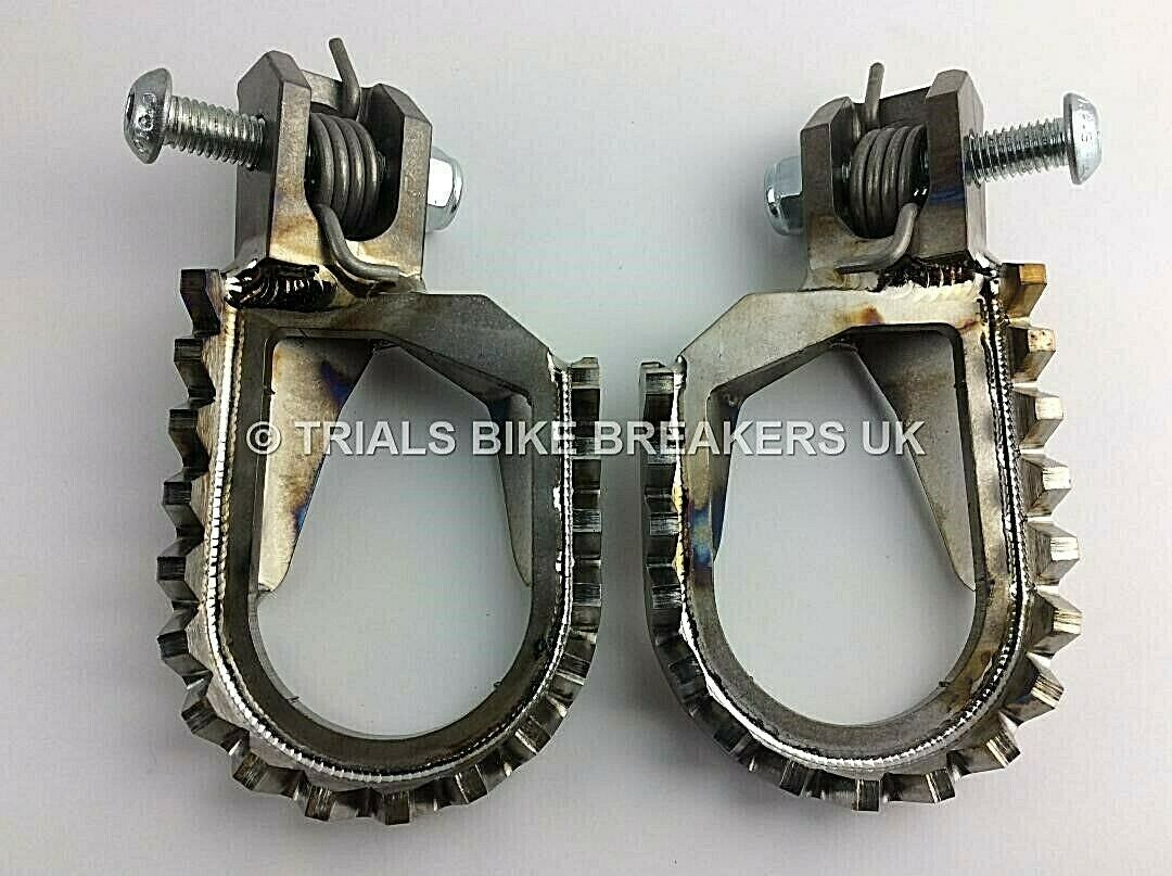 RAPTOR TITANIUM TRIALS FOOTRESTS FOOTPEGS GAS GAS 4RT BETA TRS SHERCO MONTESA - Trials Bike Breakers UK