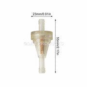 DAB PRODUCTS INLINE FUEL FILTER FOR 5MM & 6MM BORE FUEL LINES