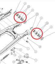 DAB PRODUCTS TRS SWING ARM & BETA TECHNO DELTA LINK BEARING & SEAL KIT