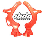 Load image into Gallery viewer, DAB PRODUCTS BETA EVO RED PLASTIC FRAME COVERS PROTECTORS 2009-2019 MODELS - Trials Bike Breakers UK
