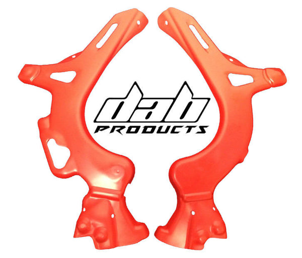 DAB PRODUCTS BETA EVO RED PLASTIC FRAME COVERS PROTECTORS 2009-2019 MODELS - Trials Bike Breakers UK