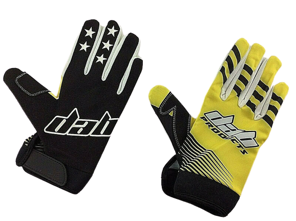 DAB PRODUCTS TEAM TRIALS GLOVES 1PR YELLOW / BLACK