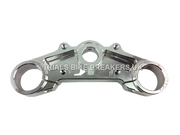 NOS GAS GAS TXT PRO CNC 38MM SILVER UPPER FORK CLAMP YOKE