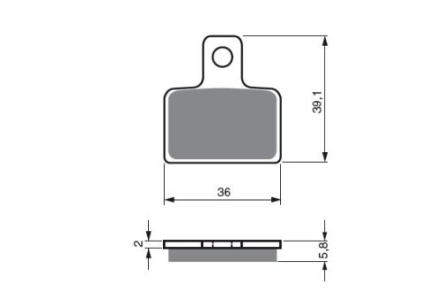 DAB PRODUCTS TRIALS PERFORMANCE REAR BRAKE PADS TO FIT AJP INBOARD TYPE CALIPER - Trials Bike Breakers UK