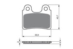 Load image into Gallery viewer, DAB PRODUCTS FRONT BRAKE PADS FOR GAS GAS SCORPA SHERCO OSSA BETA MONTESA ETC - Trials Bike Breakers UK

